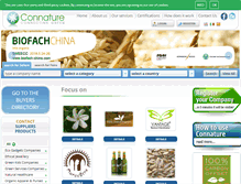 Tablet Screenshot of connature.com